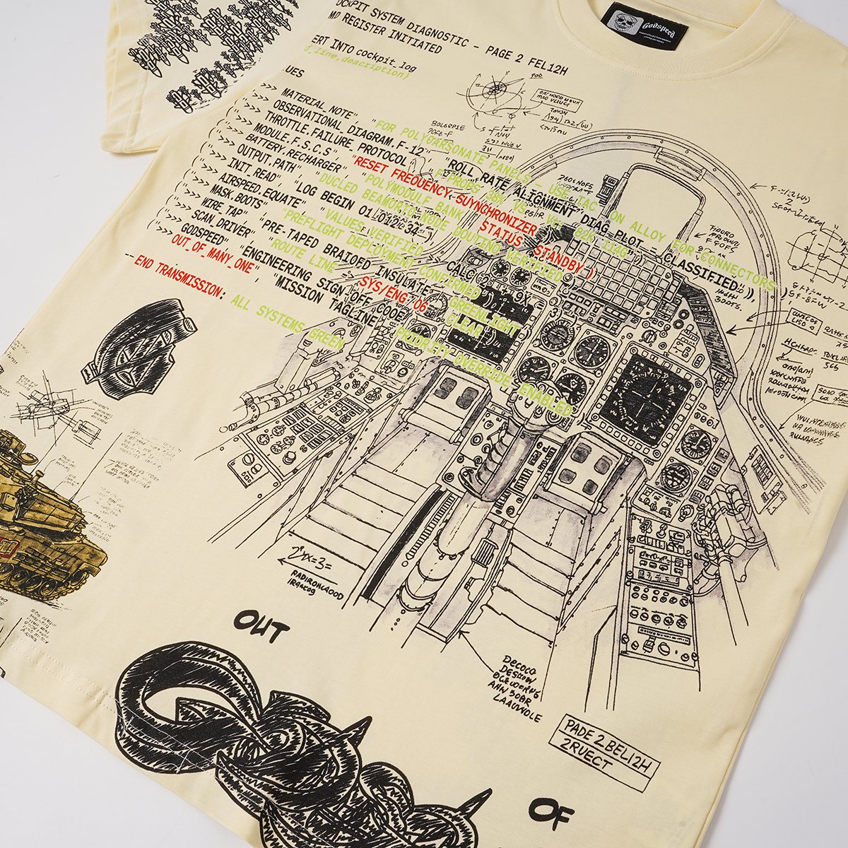 Godspeed Technical Mecha Graphic T-Shirt — detail