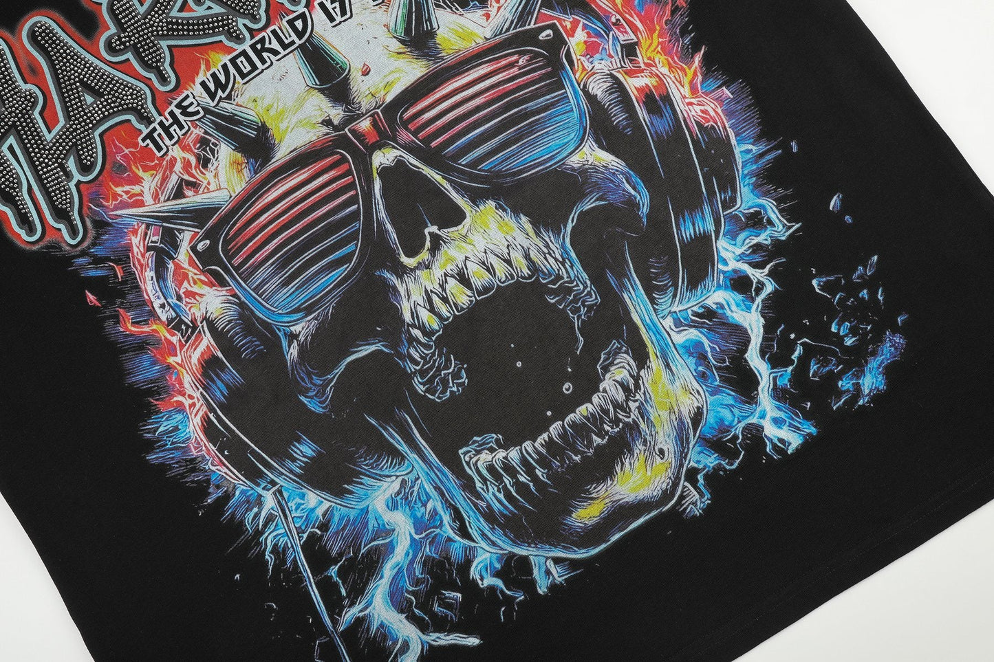 HARMONY Skull Graphic Short-Sleeve T-Shirt — detail