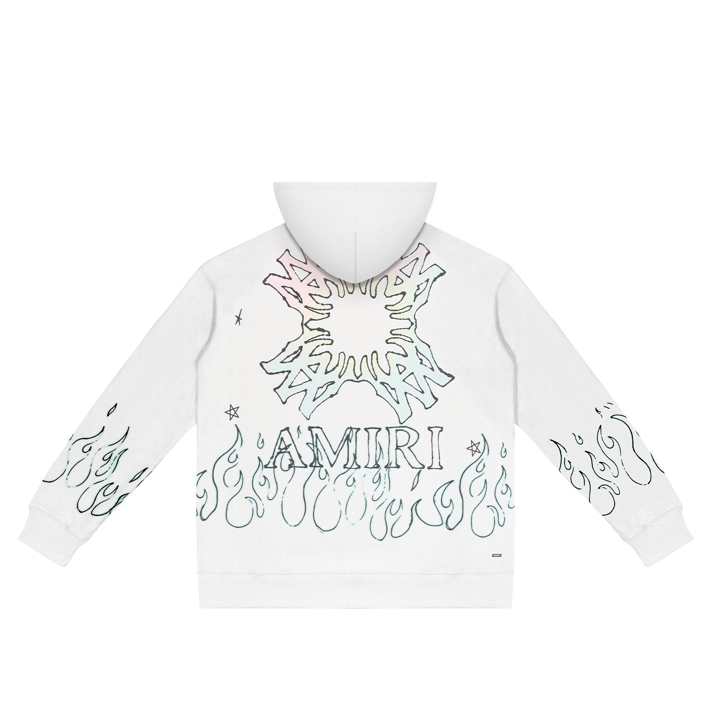 AMIRI Flame Cross Graphic Hoodie — back