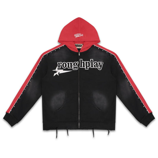 Rough Play Lightning Colorblock Zip Hoodie — hero