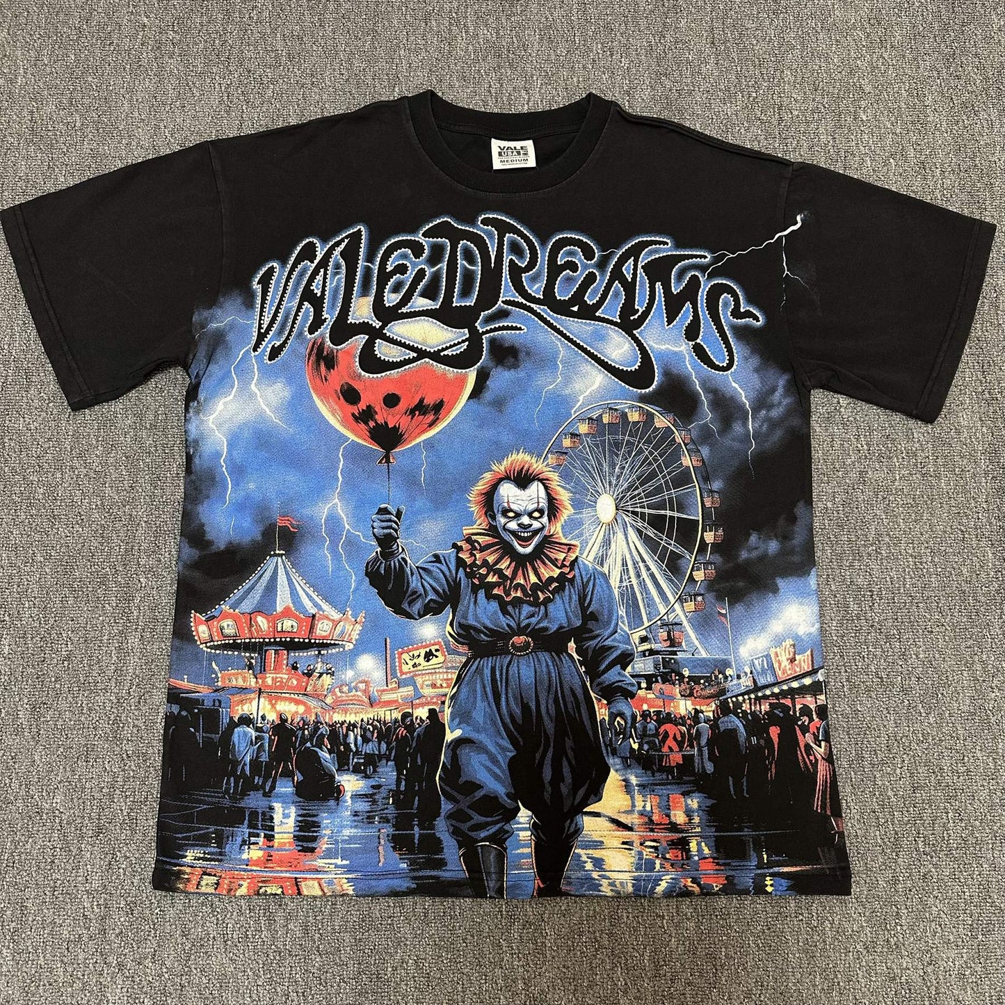 VALE USA Dreams Inside My Head Rhinestone Graphic T-Shirt — hero