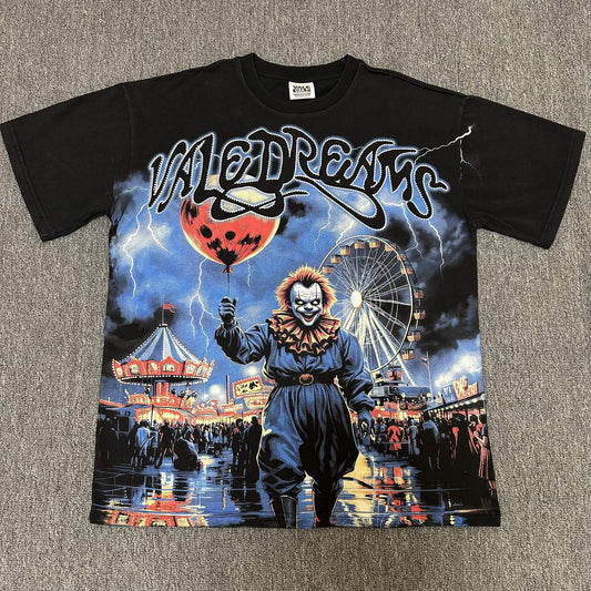 VALE USA Dreams Inside My Head Rhinestone Graphic T-Shirt — hero