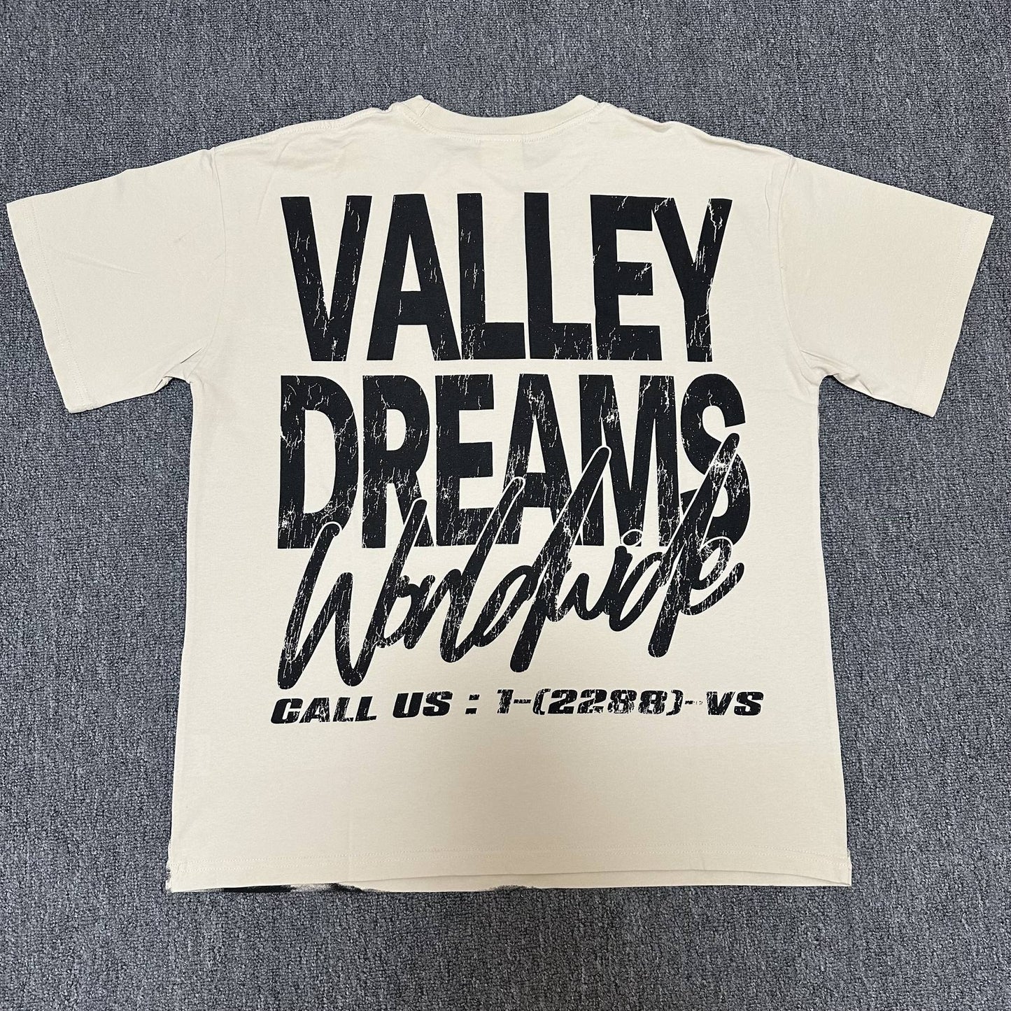 VALE USA Valley Dreams Rhinestone Graphic T-Shirt — back