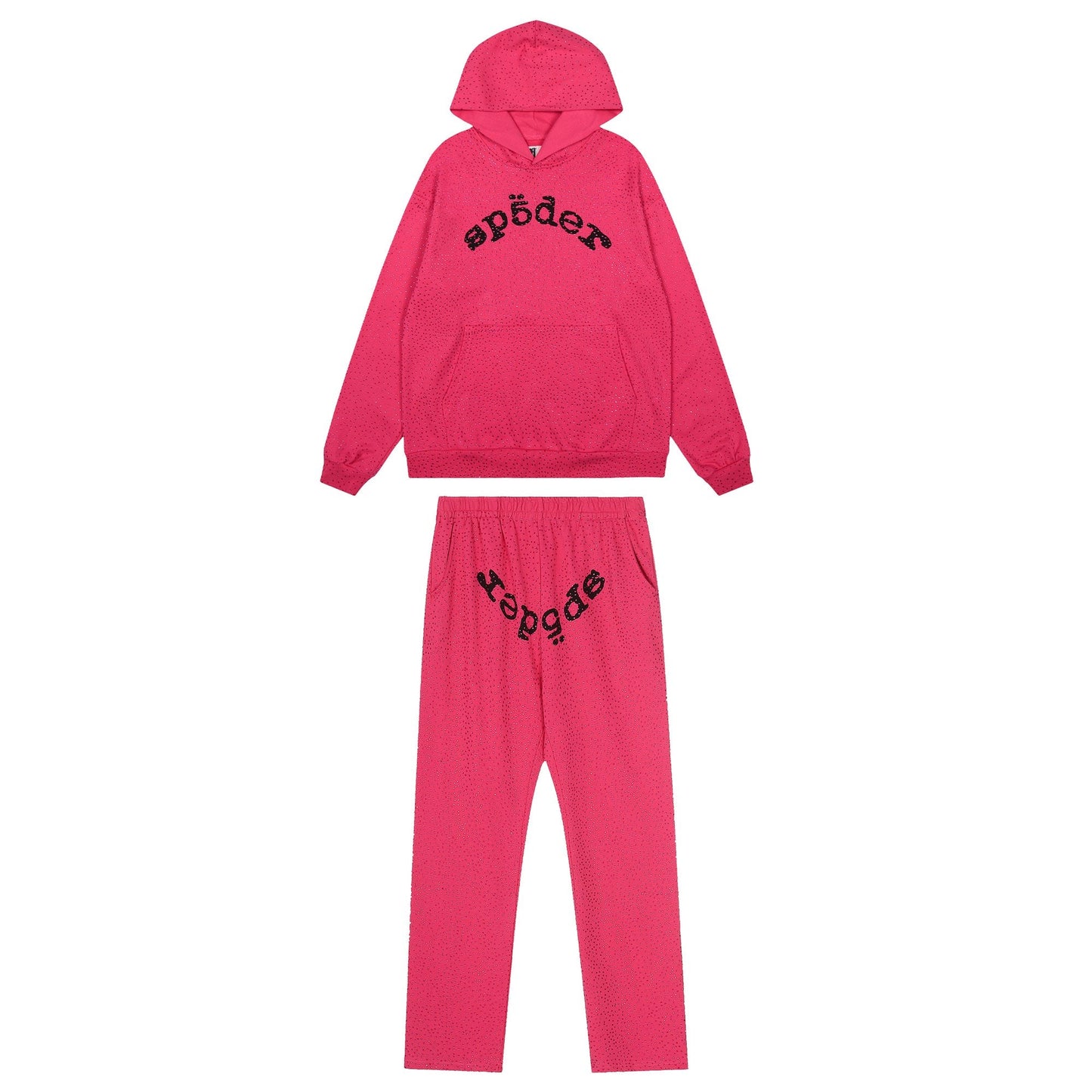 Sp5der Arched Graphic Hoodie & Pants Matching Set — hero