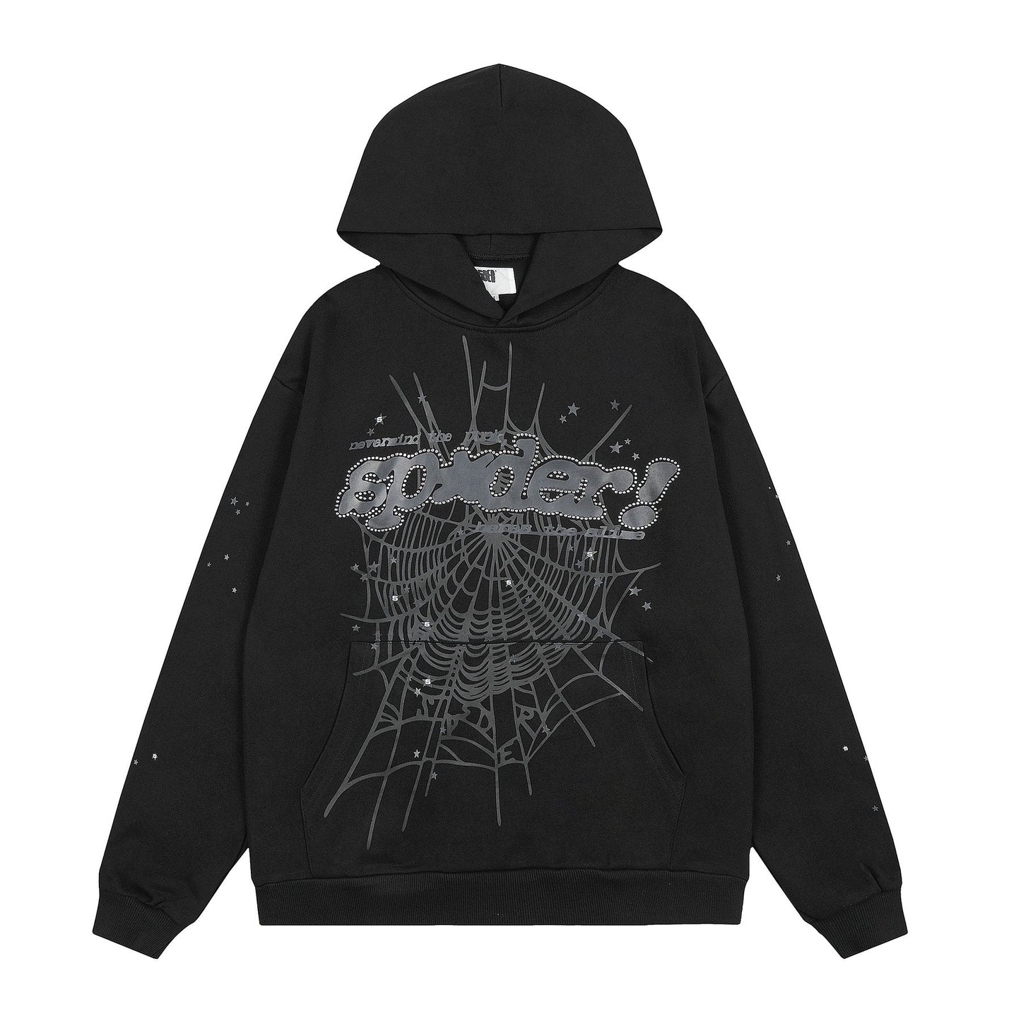 Sp5der Black Spiderweb Graphic Matching Set — front