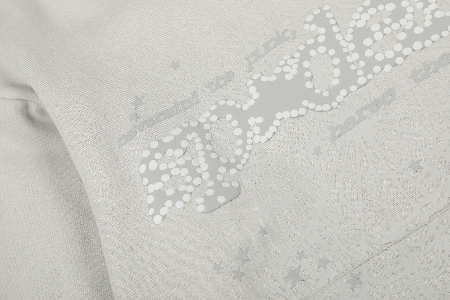 Sp5der Star Graphic Hoodie & Sweatpants Matching Set — detail
