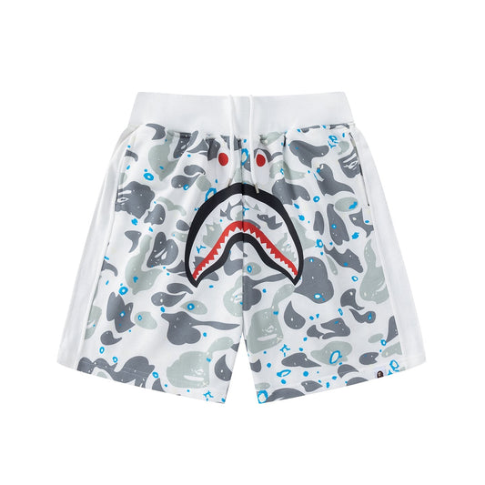 BAPE Camo Shark Graphic Shorts — hero
