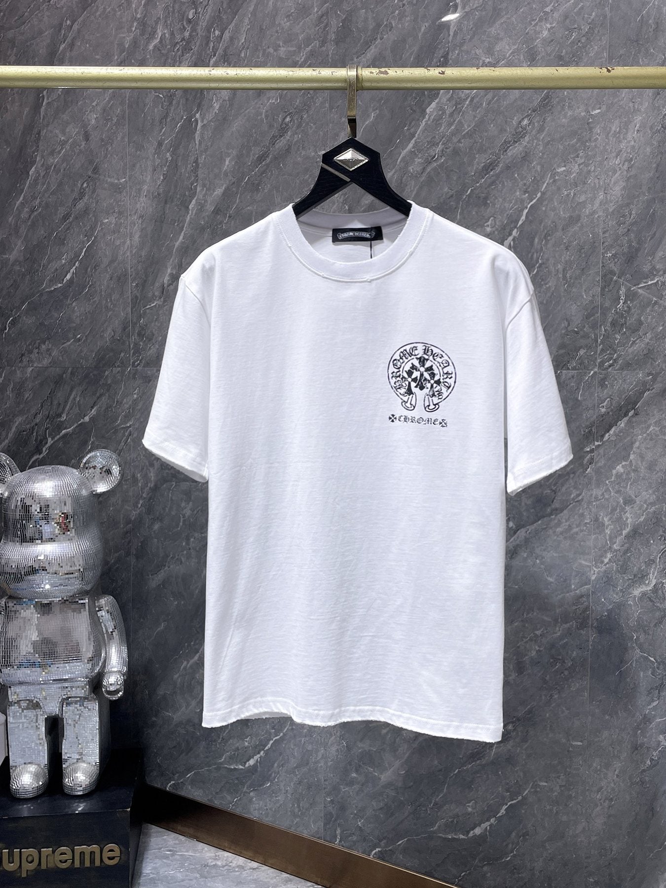 Chrome Hearts Horseshoe Cross Graphic T-Shirt — front
