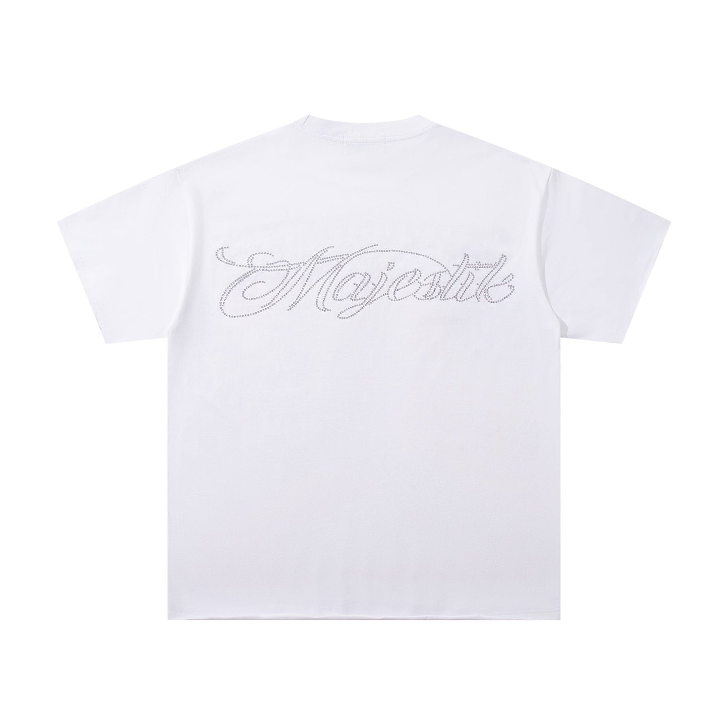 MAJESTIK Skull & Flame Graphic T-Shirt — back