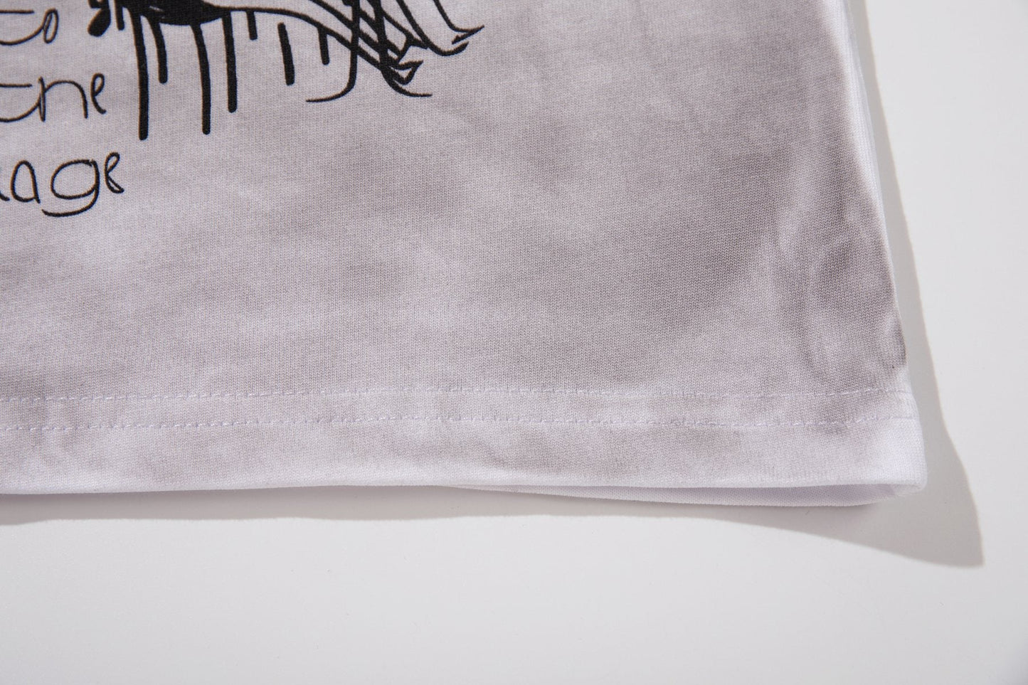 MAJESTIK Studded Washed Graphic Sleeveless T-Shirt — detail