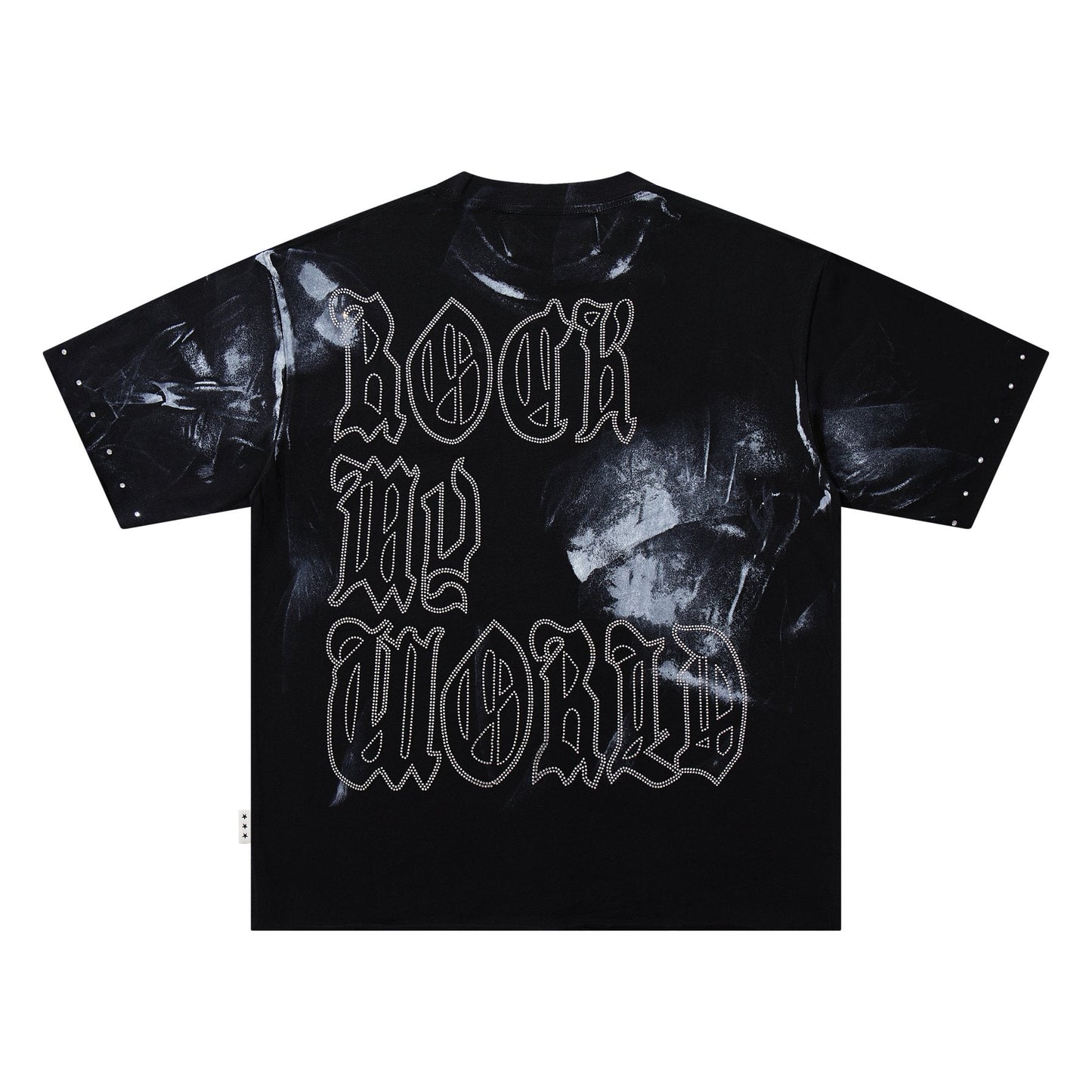 BKYS Revival Rhinestone Portrait Graphic T-Shirt — back