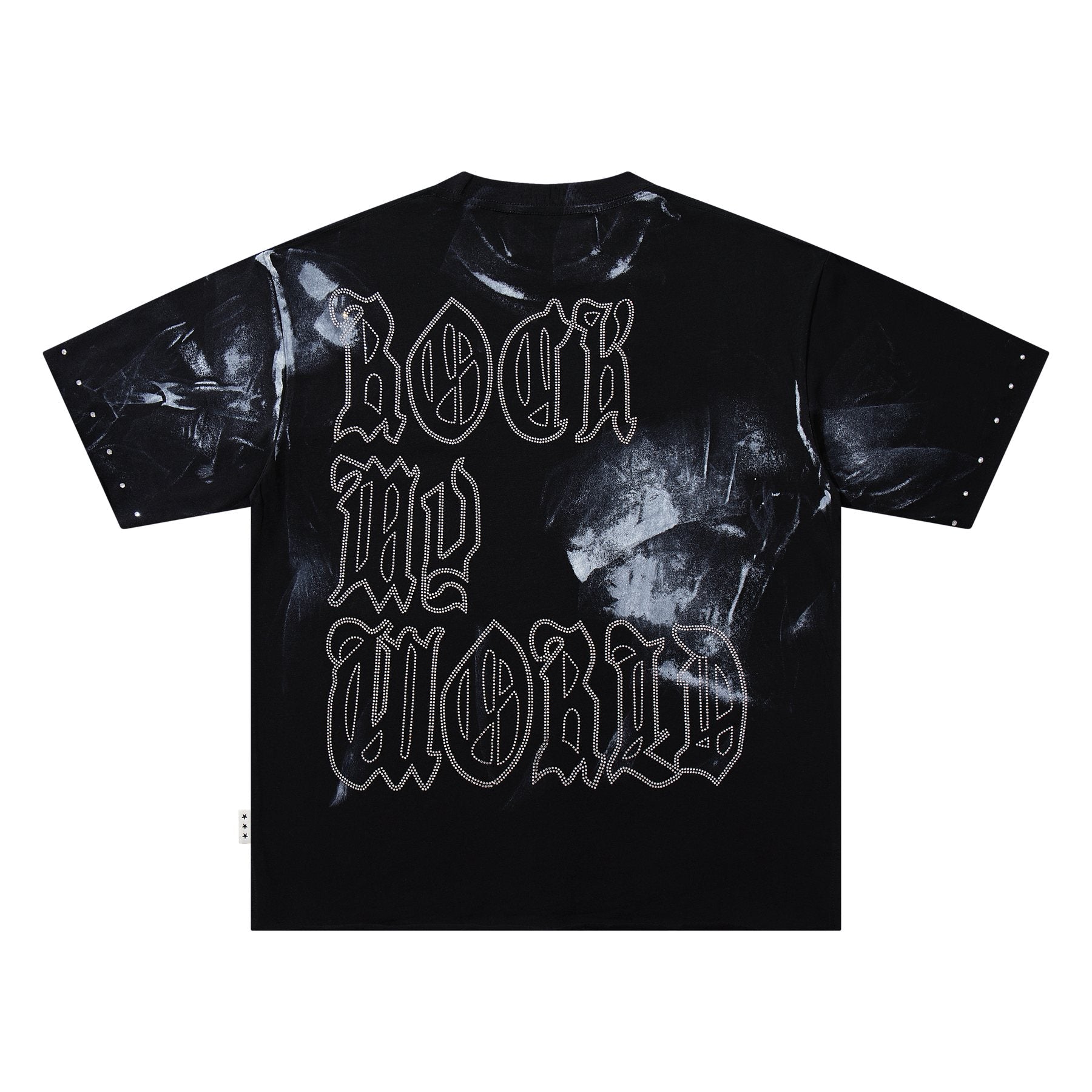 BKYS Revival Rhinestone Portrait Graphic T-Shirt — back