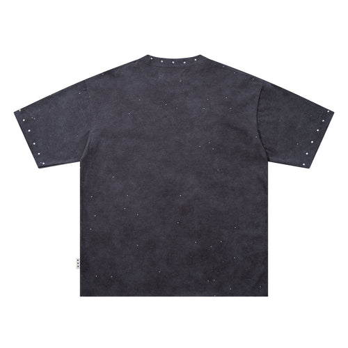 BKYS Revival Rhinestone Portrait Graphic T-Shirt — back