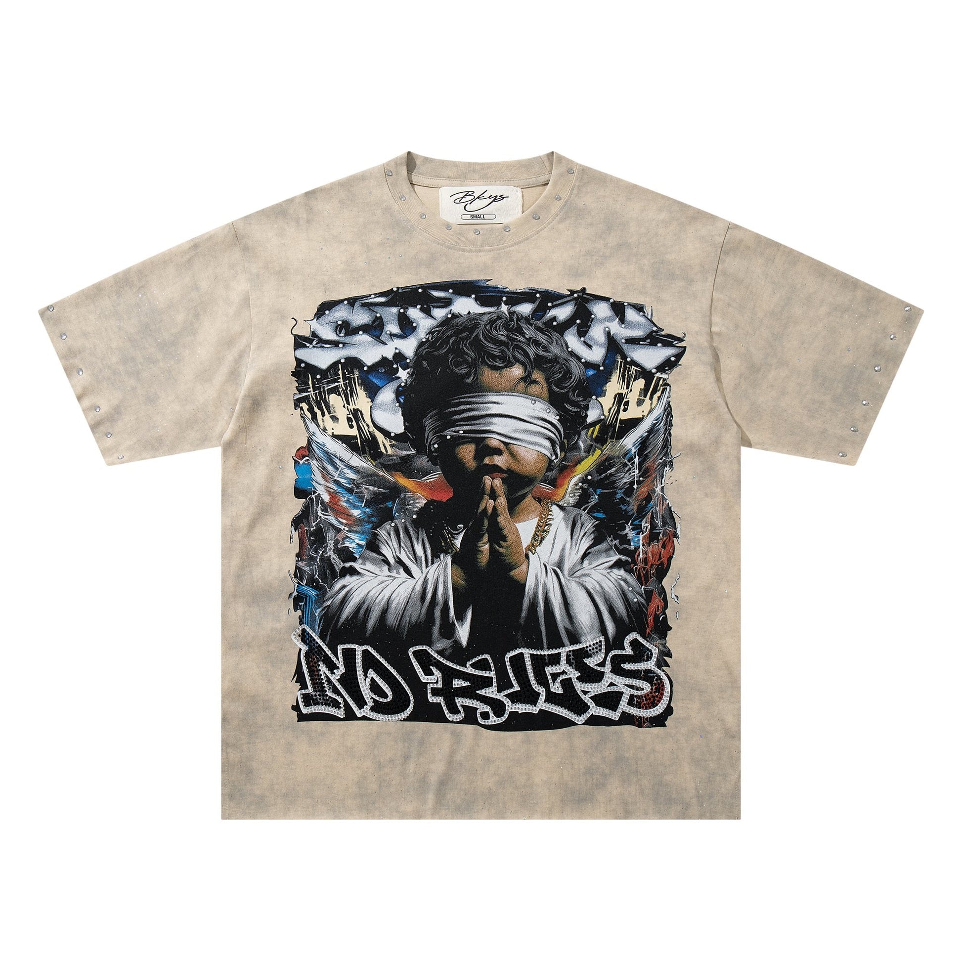 BKYS Revival Rhinestone Portrait Graphic T-Shirt — hero
