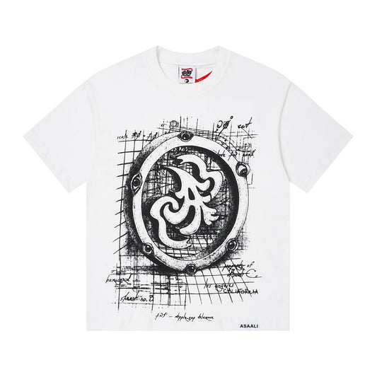 ASAALL Circular Technical Graphic T-Shirt — hero