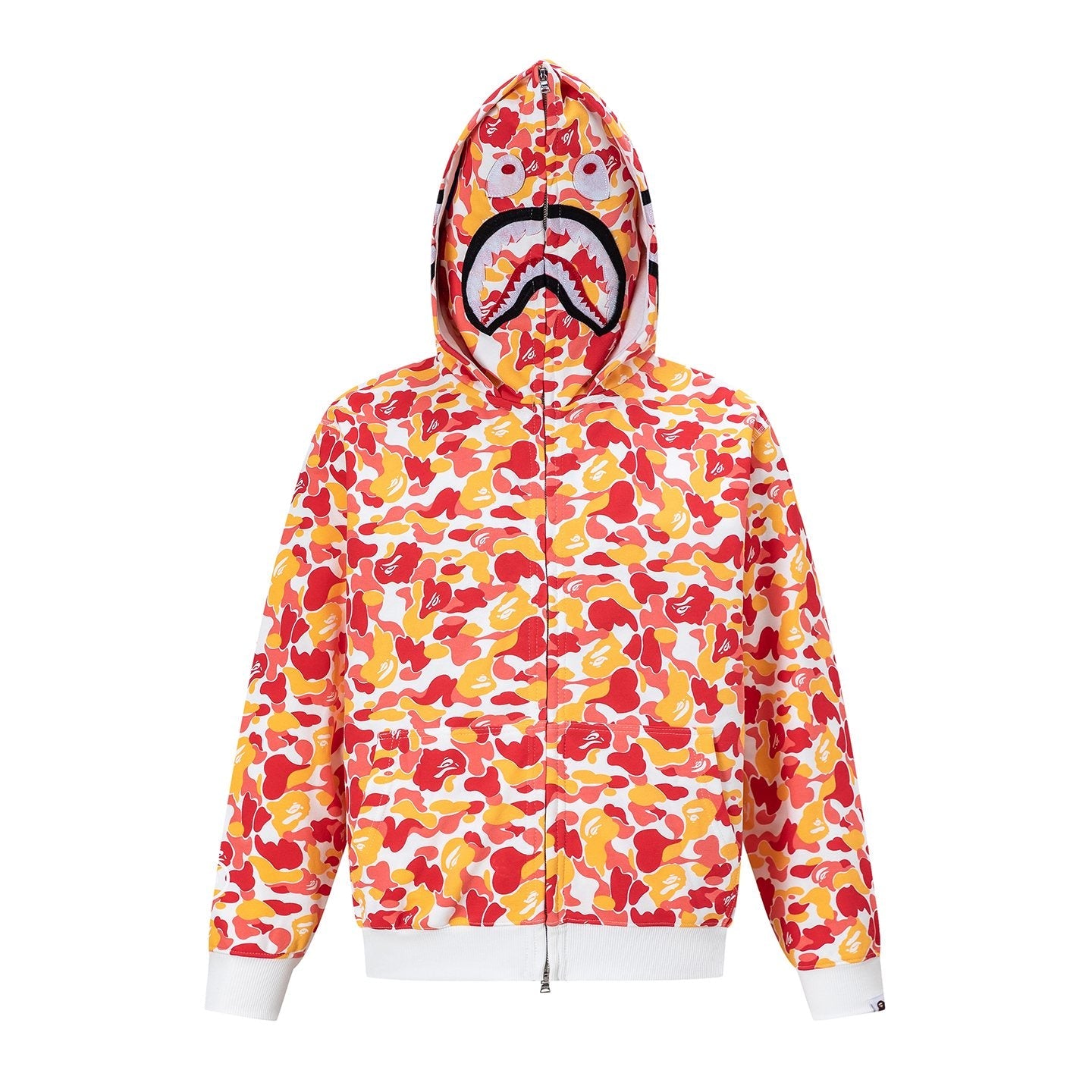 BAPE Shark Camo Full-Zip Hoodie — front