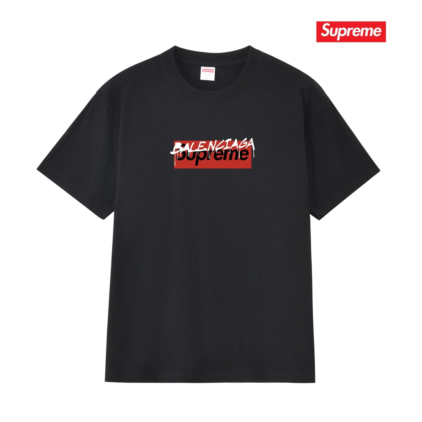 Supreme Balenciaga-Style Box Logo T-Shirt — hero