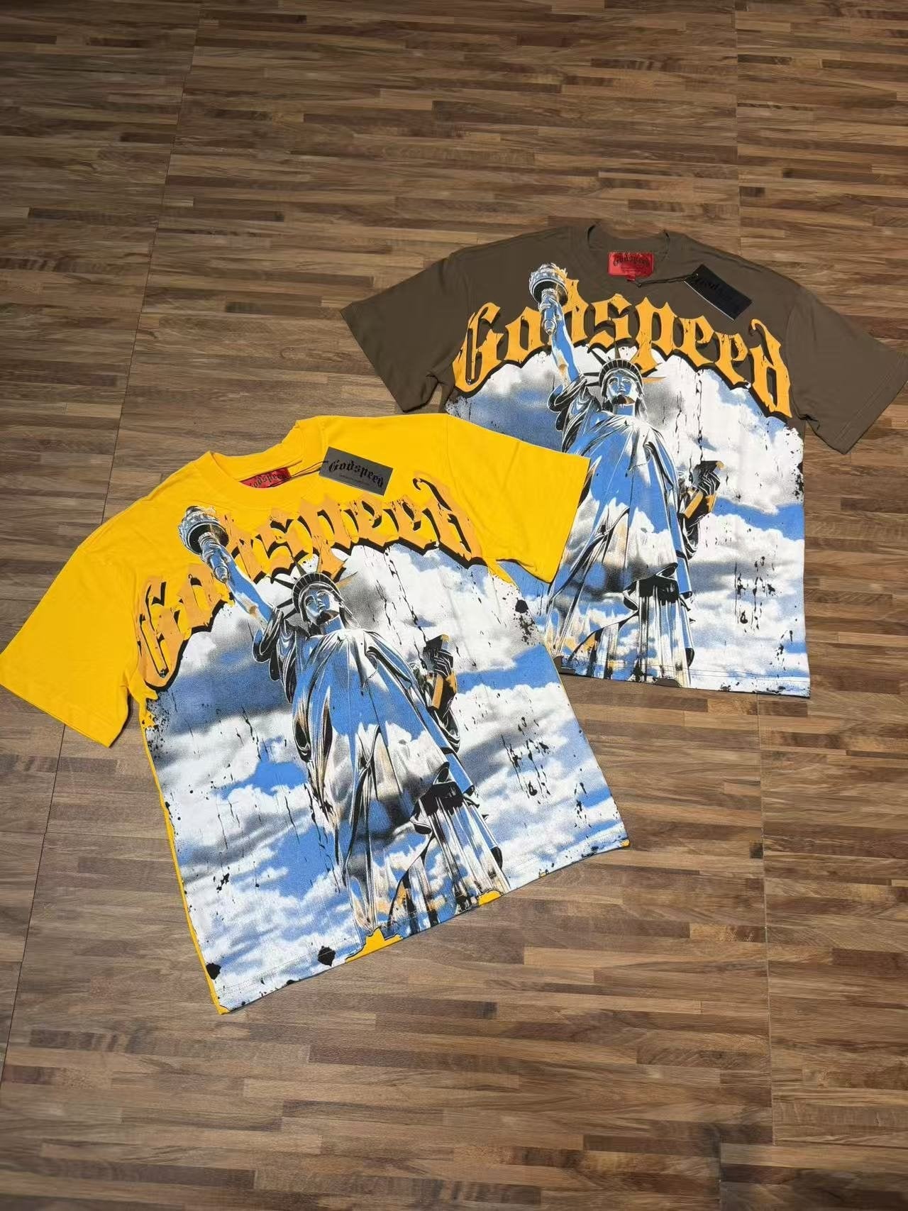 Godspeed 5010 Statue Graphic T-Shirt — context