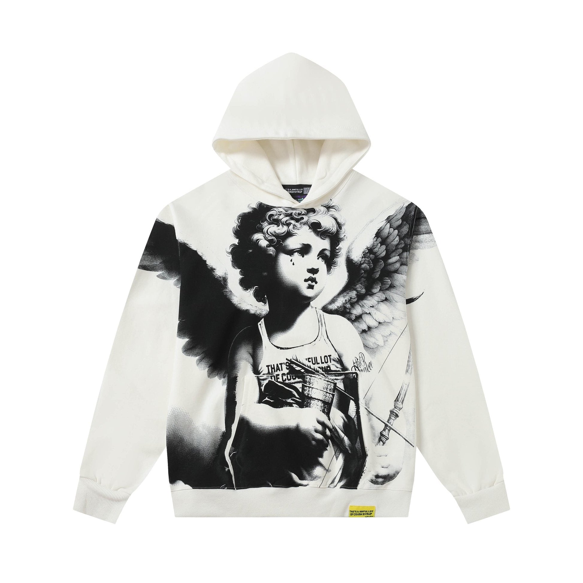 THAT'S A AWFUL LOT OF COUGH SYRUP Angel Graphic Hoodie — hero
