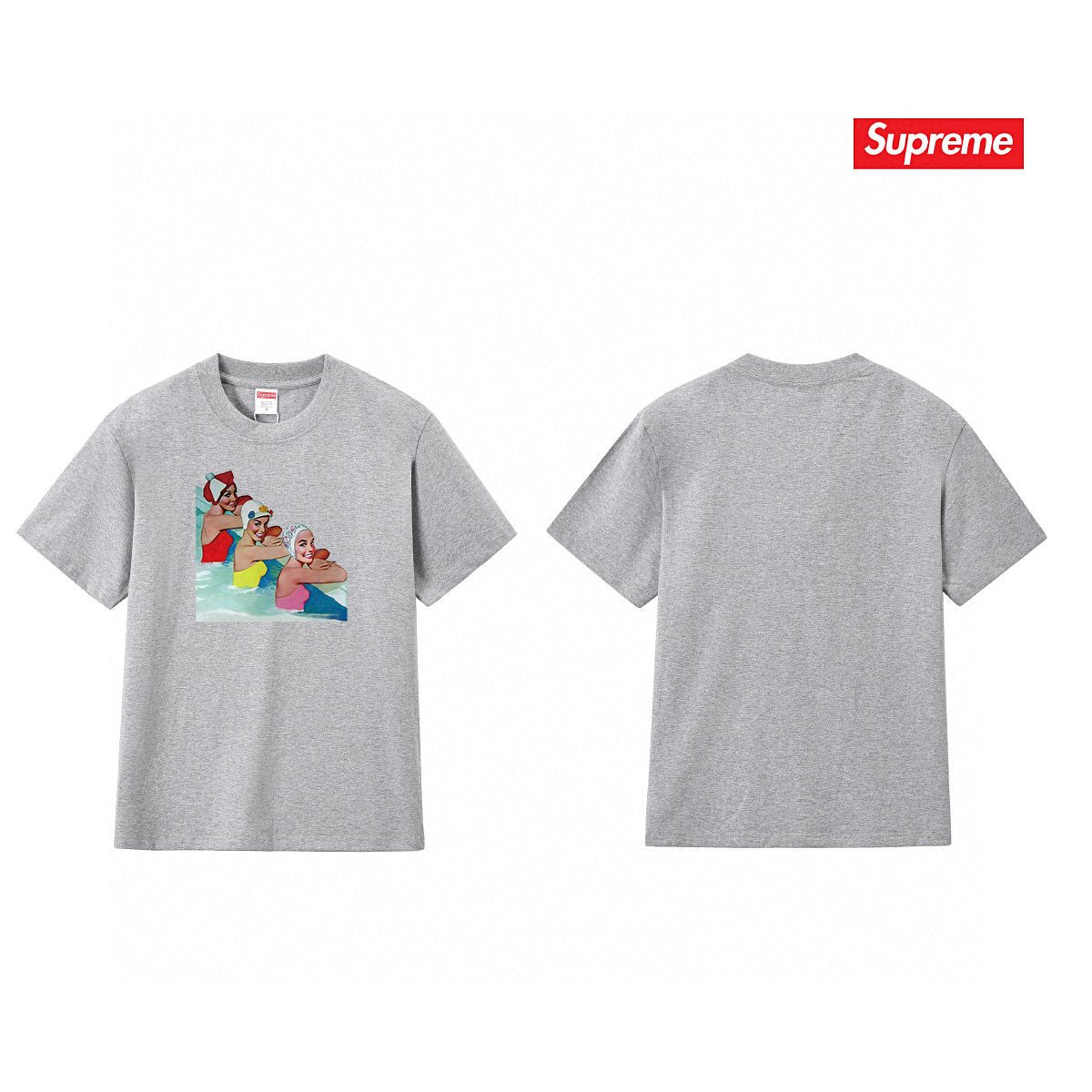 Supreme Swimmer Pool Graphic T-Shirt — comparison