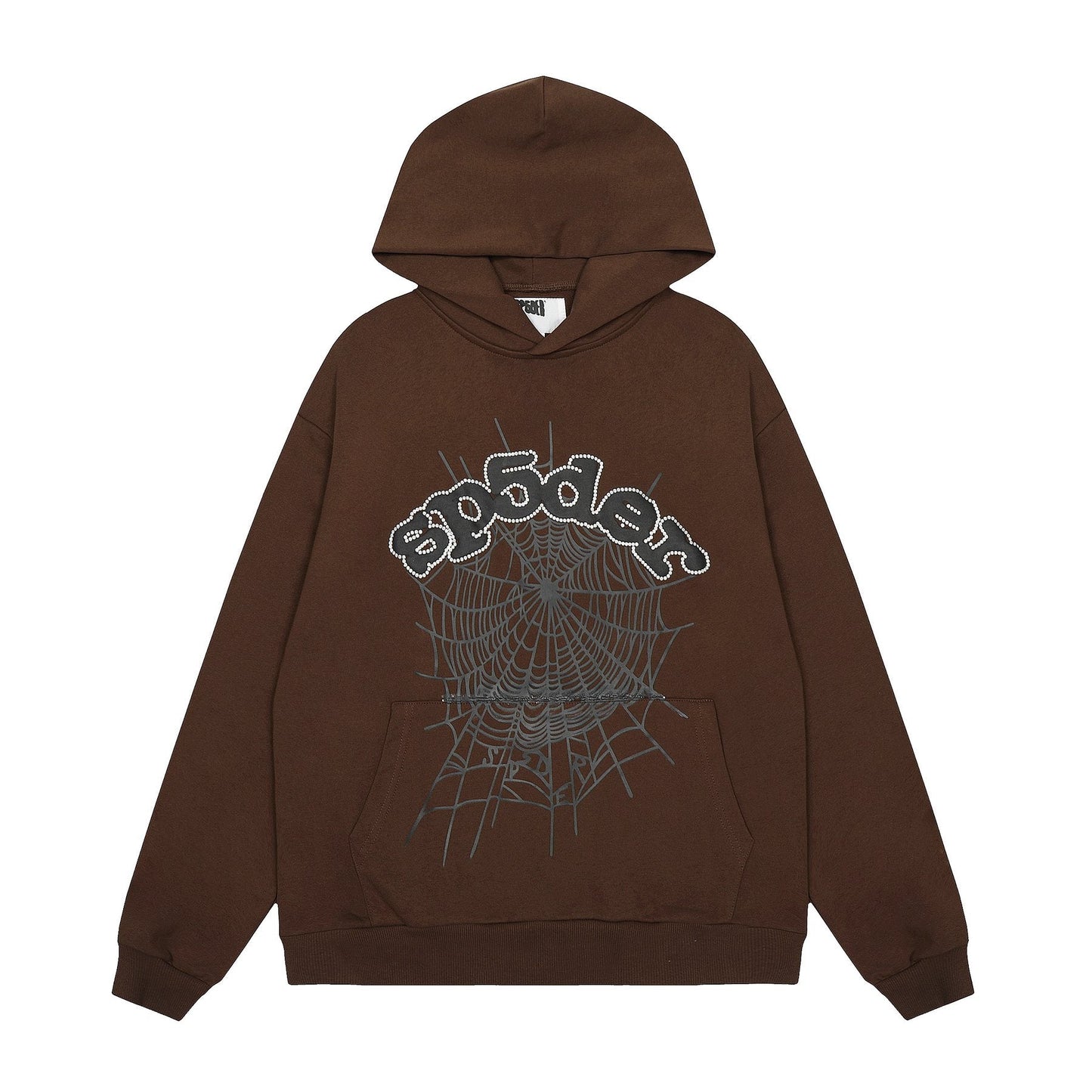 Sp5der Spiderweb Graphic Pullover Hoodie — hero