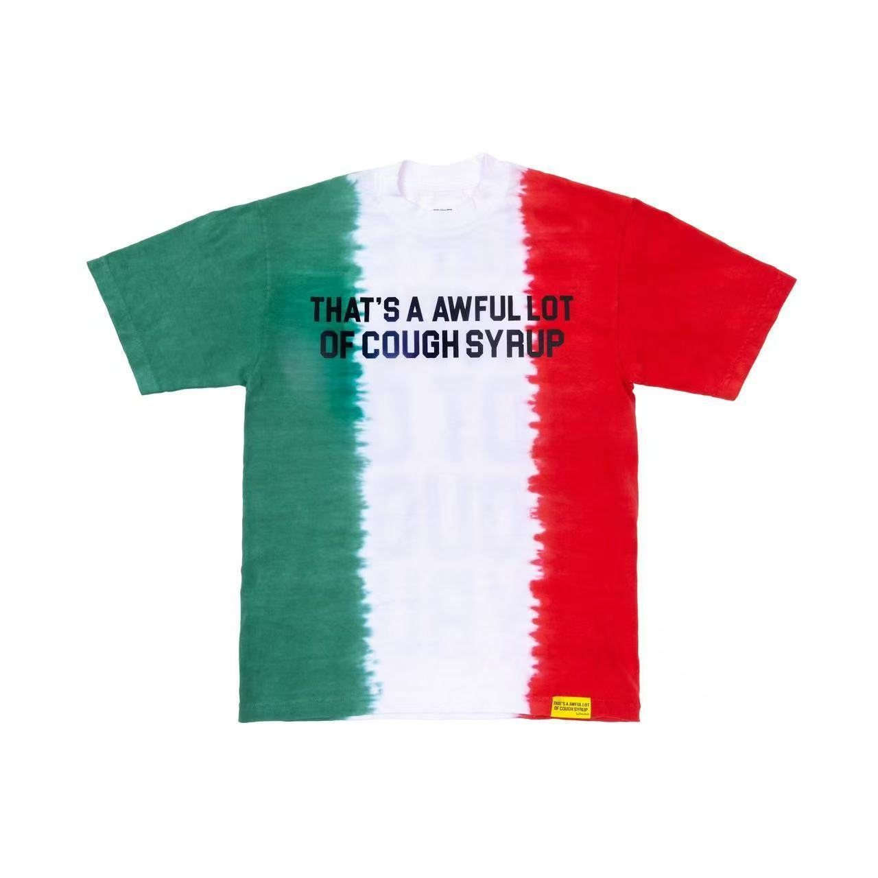 THAT'S A AWFUL LOT OF COUGH SYRUP Tri-Panel Graphic T-Shirt — hero