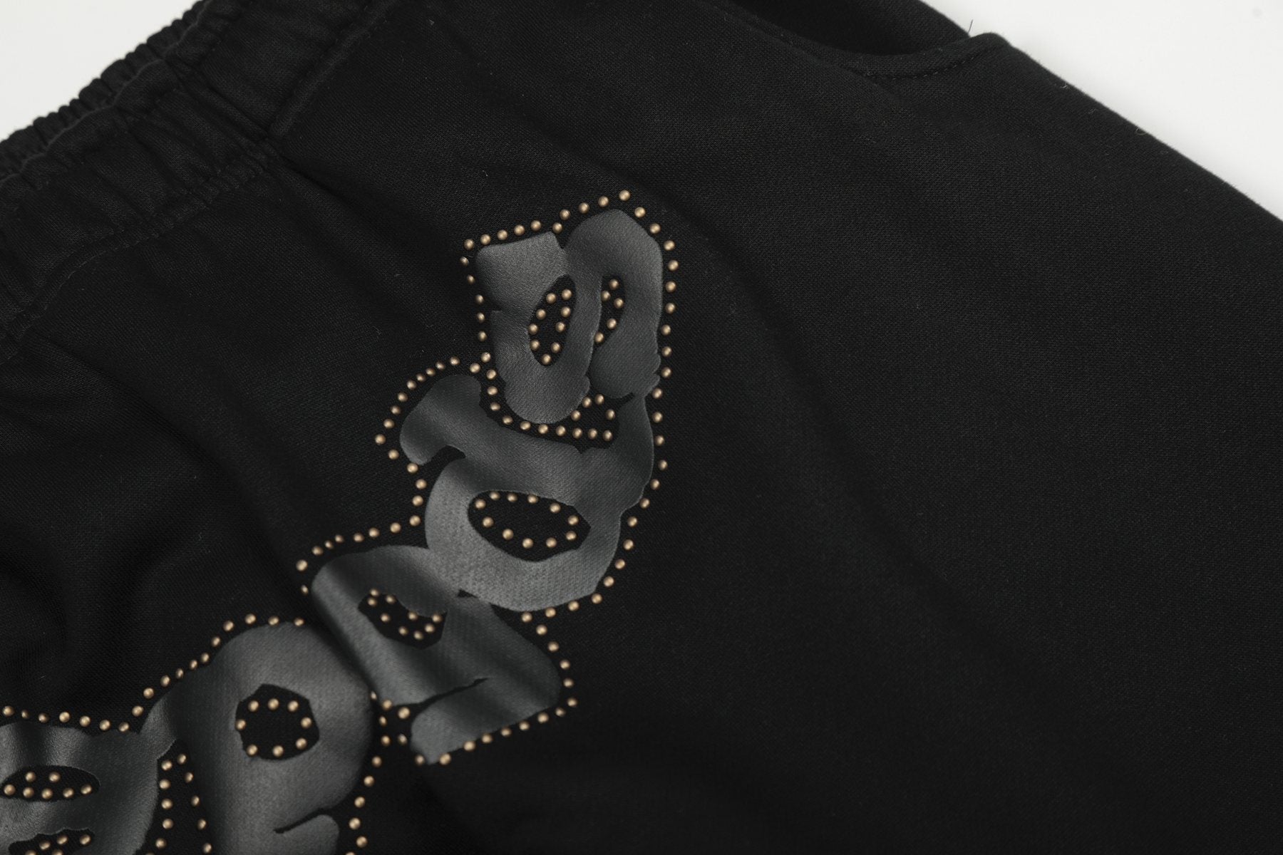 Sp5der Spiderweb Graphic Zip Hoodie & Sweatpants Matching Set — detail