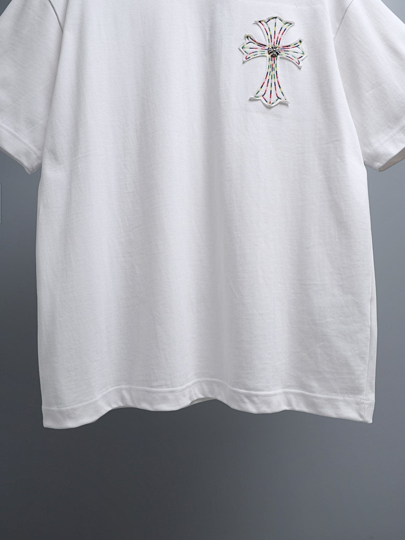 Chrome Hearts Ornate Cross Graphic T-Shirt — front