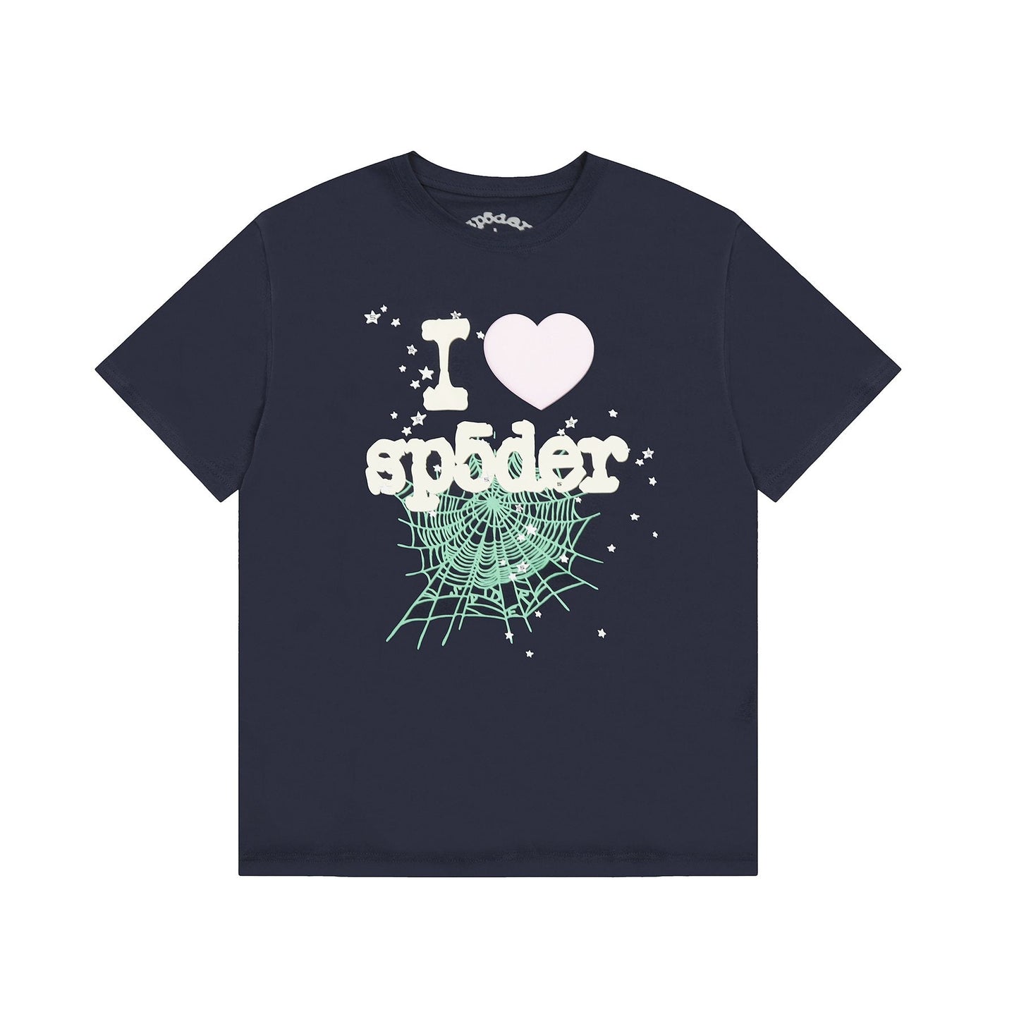 Sp5der I Love Heart Web Graphic T-Shirt — hero