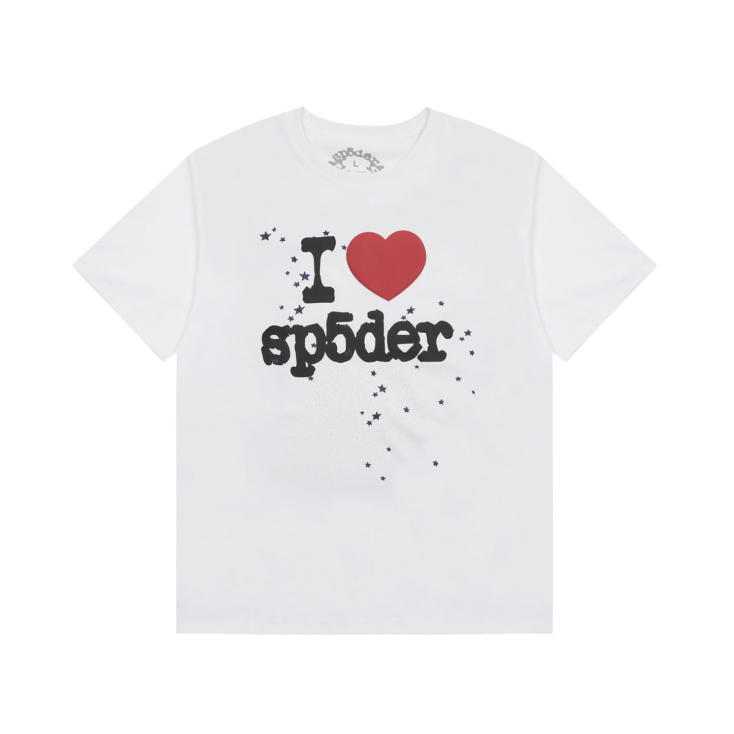 Sp5der I Love Heart Web Graphic T-Shirt — hero