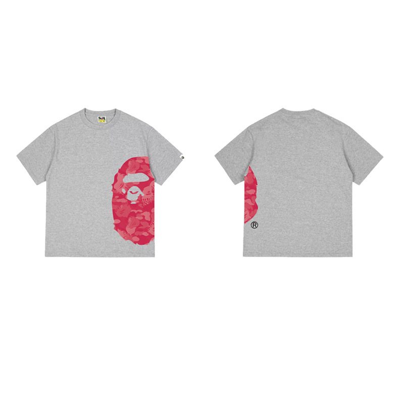 BAPE Pink Camo Ape Head Graphic T-Shirt — comparison