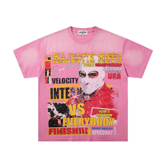 MAJESTIK Racing Moto Graphic T-Shirt — hero