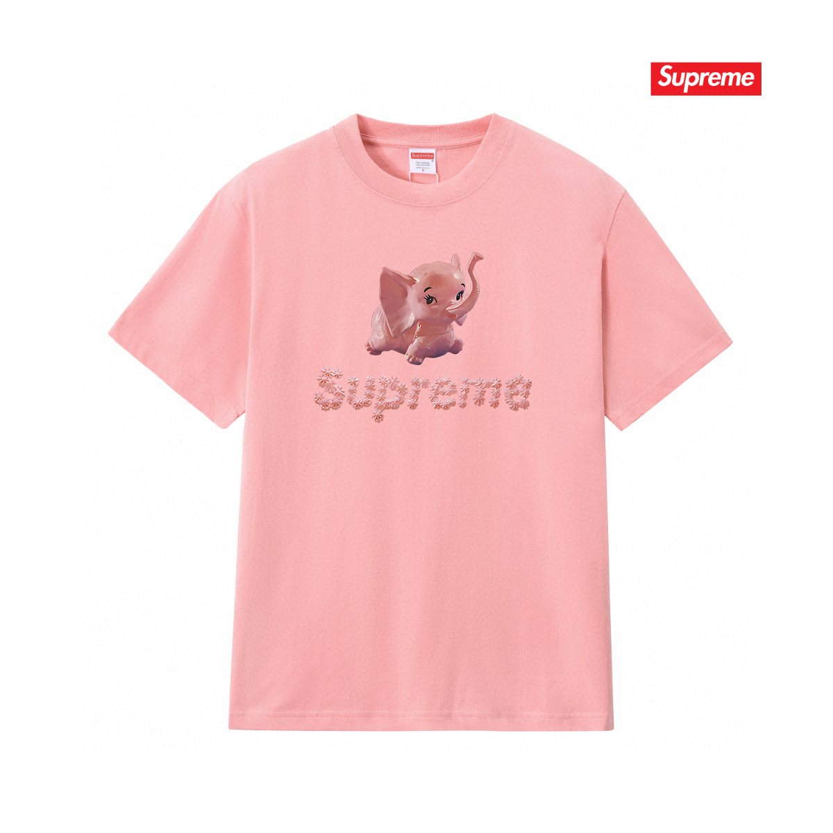 Supreme Elephant Graphic T-Shirt — front
