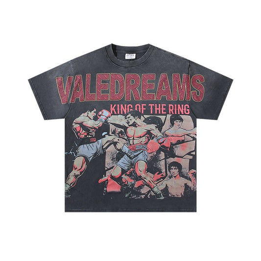 VALE USA King of the Ring Boxing Graphic T-Shirt — hero