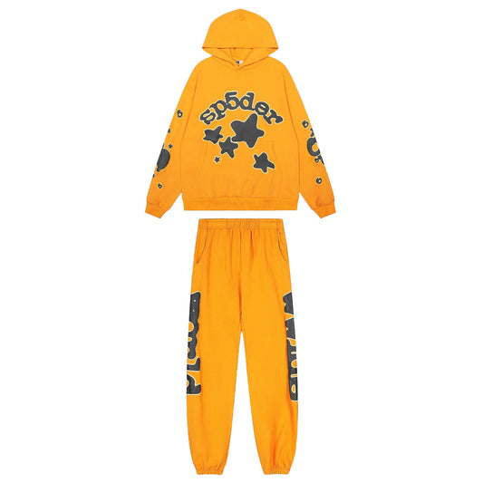 Sp5der Star Graphic Hoodie & Jogger Matching Set — hero