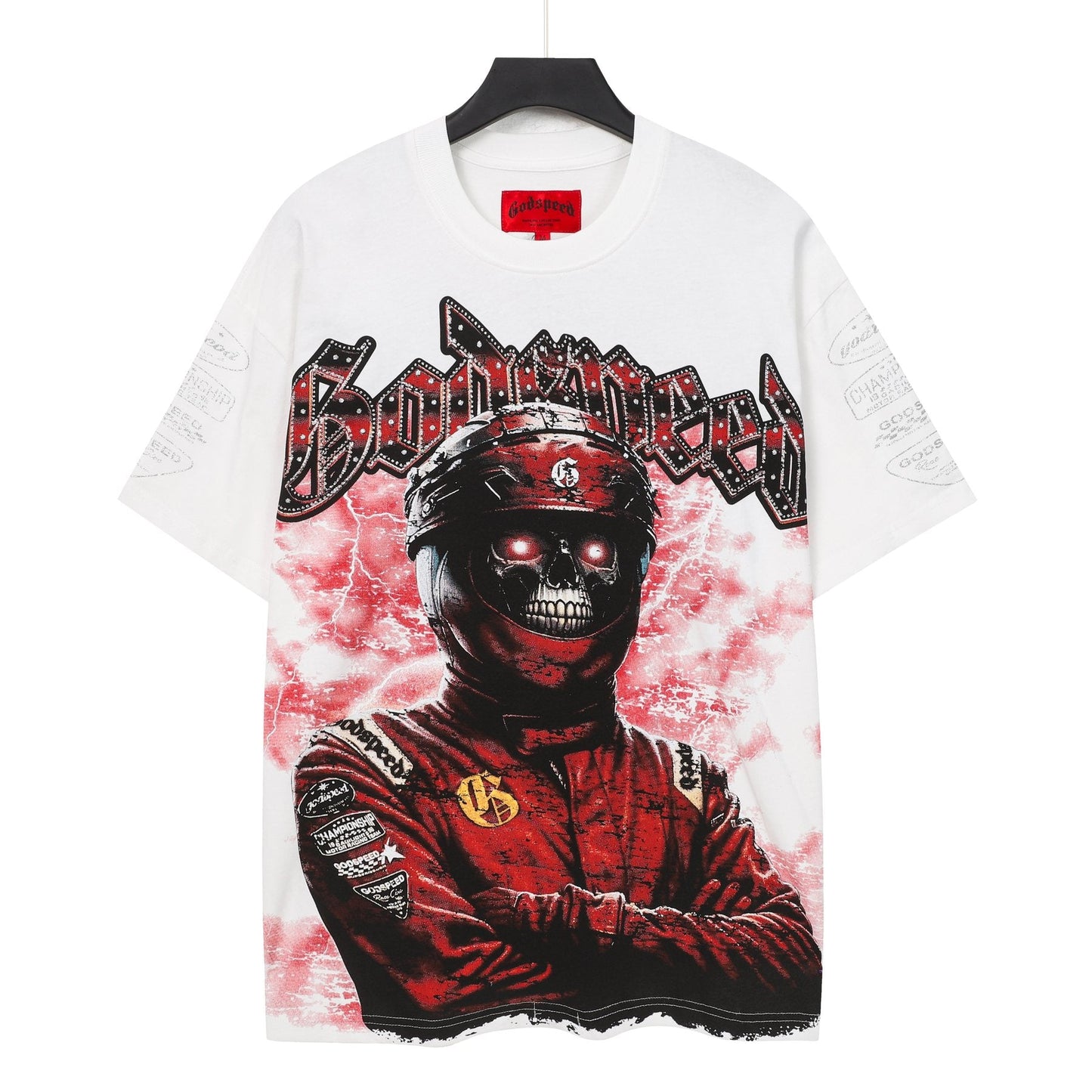 Godspeed Racing Skull Graphic T-Shirt — hero