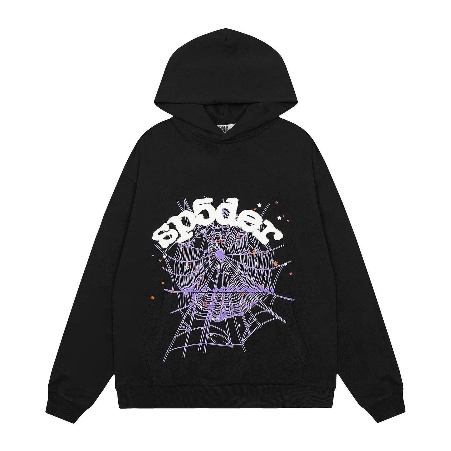Sp5der Spiderweb Graphic Pullover Hoodie — hero