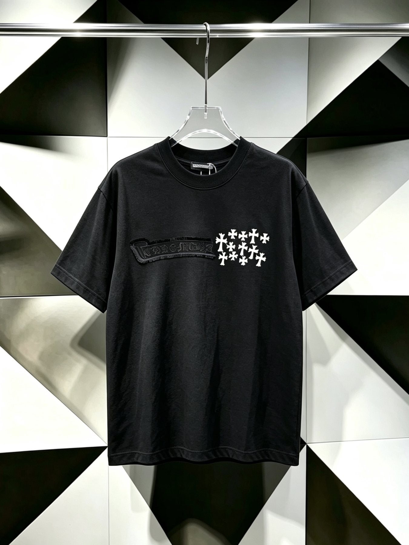 Chrome Hearts Clustered Cross Short-Sleeve T-Shirt — hero
