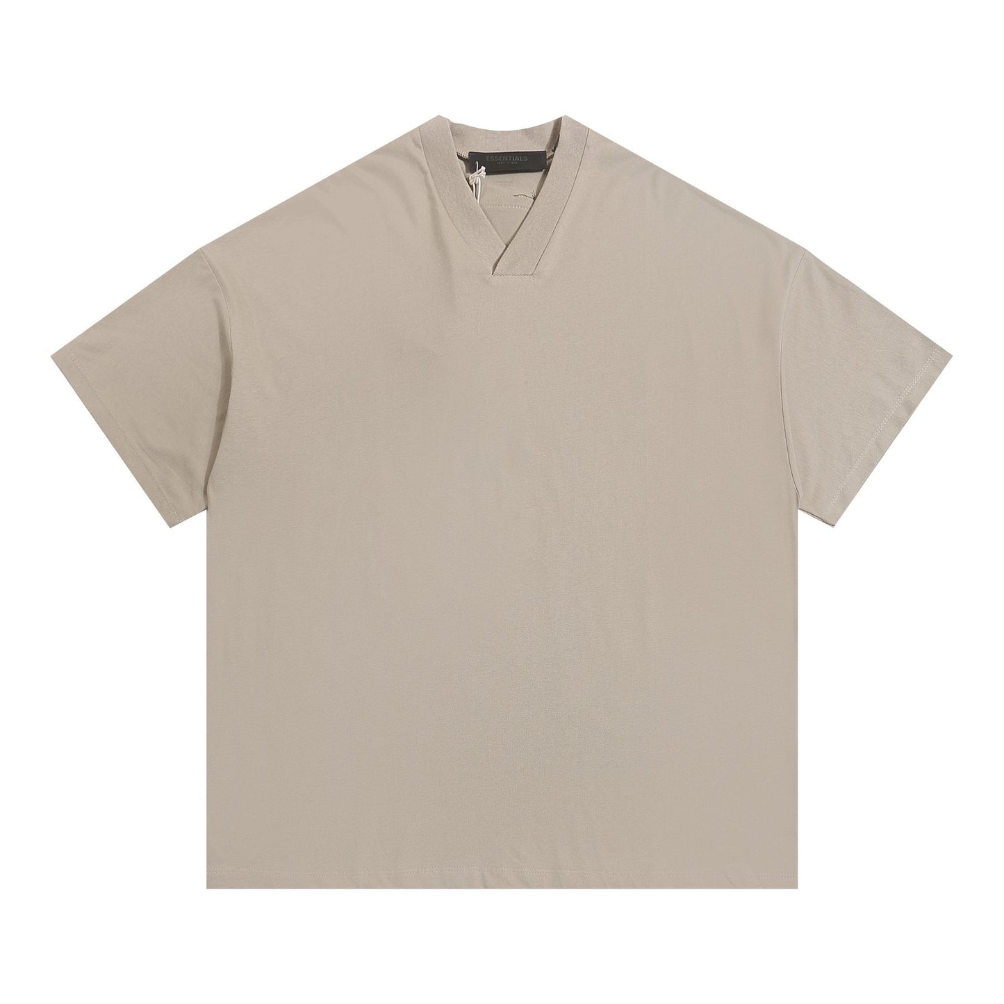 ESSENTIALS V-Notch Back Wordmark T-Shirt — front