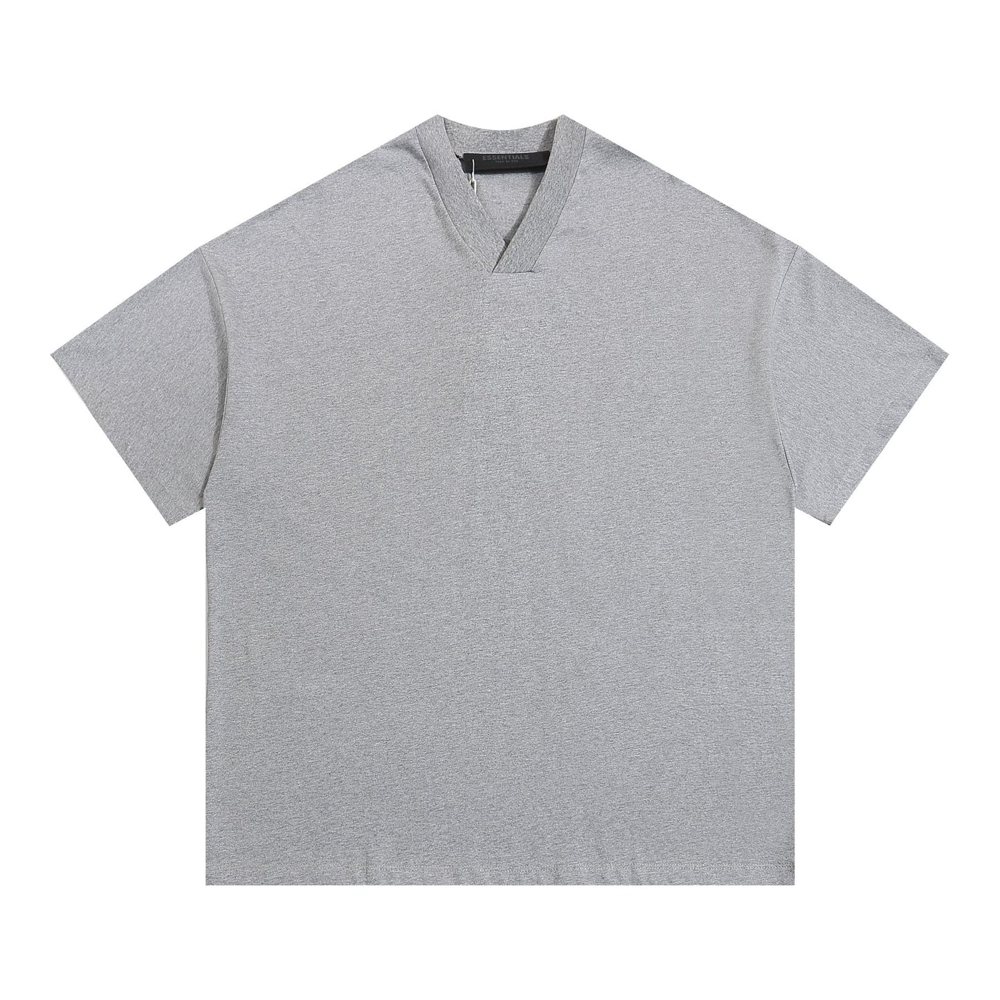 ESSENTIALS V-Notch Back Wordmark T-Shirt — front