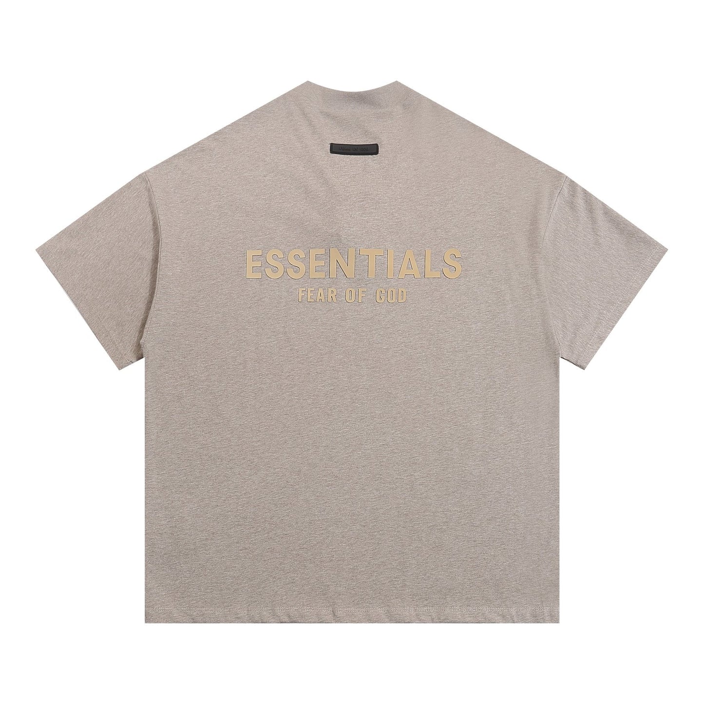 ESSENTIALS V-Notch Back Wordmark T-Shirt — back