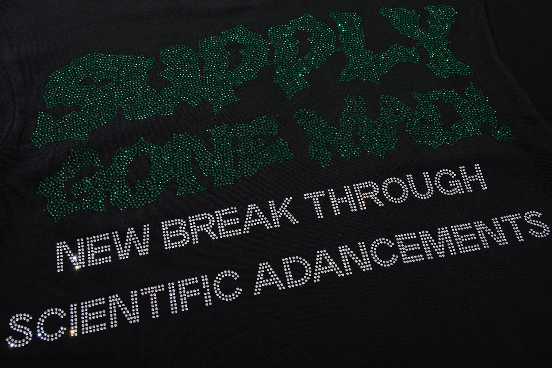SUPPLY TEE Scientist Lab Studded Graphic T-Shirt — detail