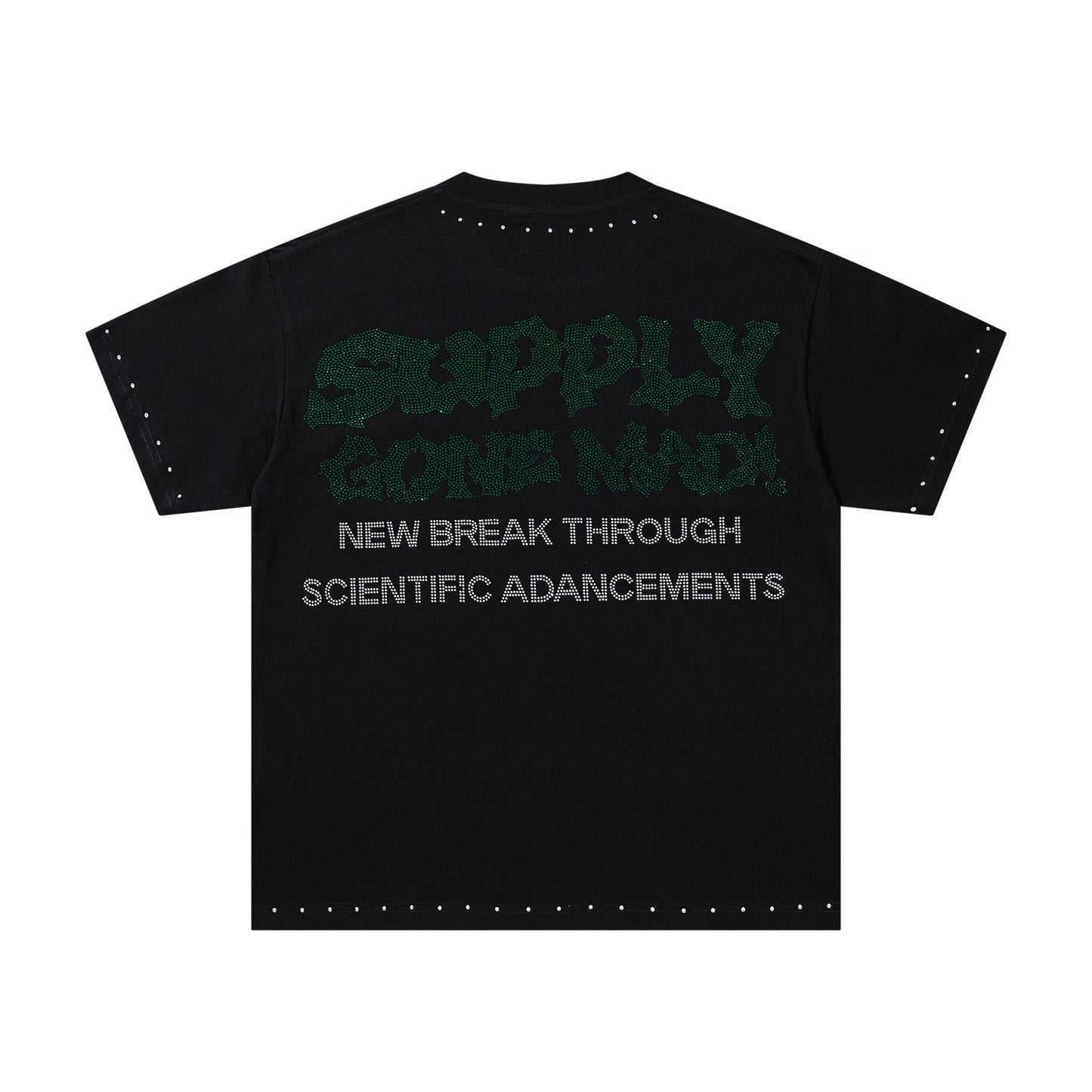 SUPPLY TEE Scientist Lab Studded Graphic T-Shirt — back