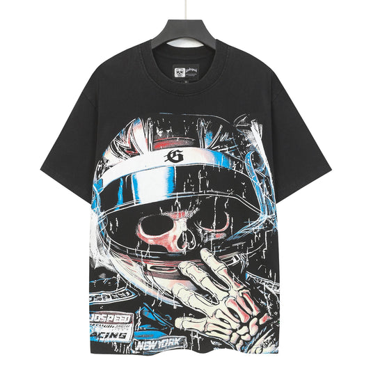 Godspeed Racing Skull Graphic T-Shirt — hero