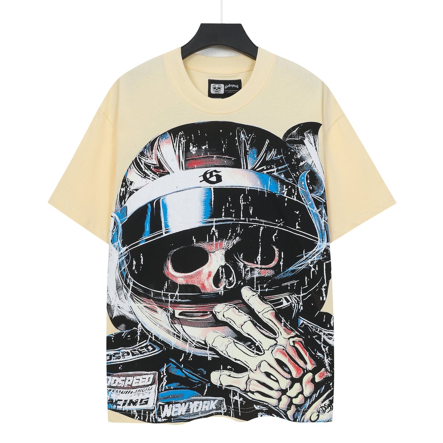 Godspeed Racing Skull Graphic T-Shirt — hero