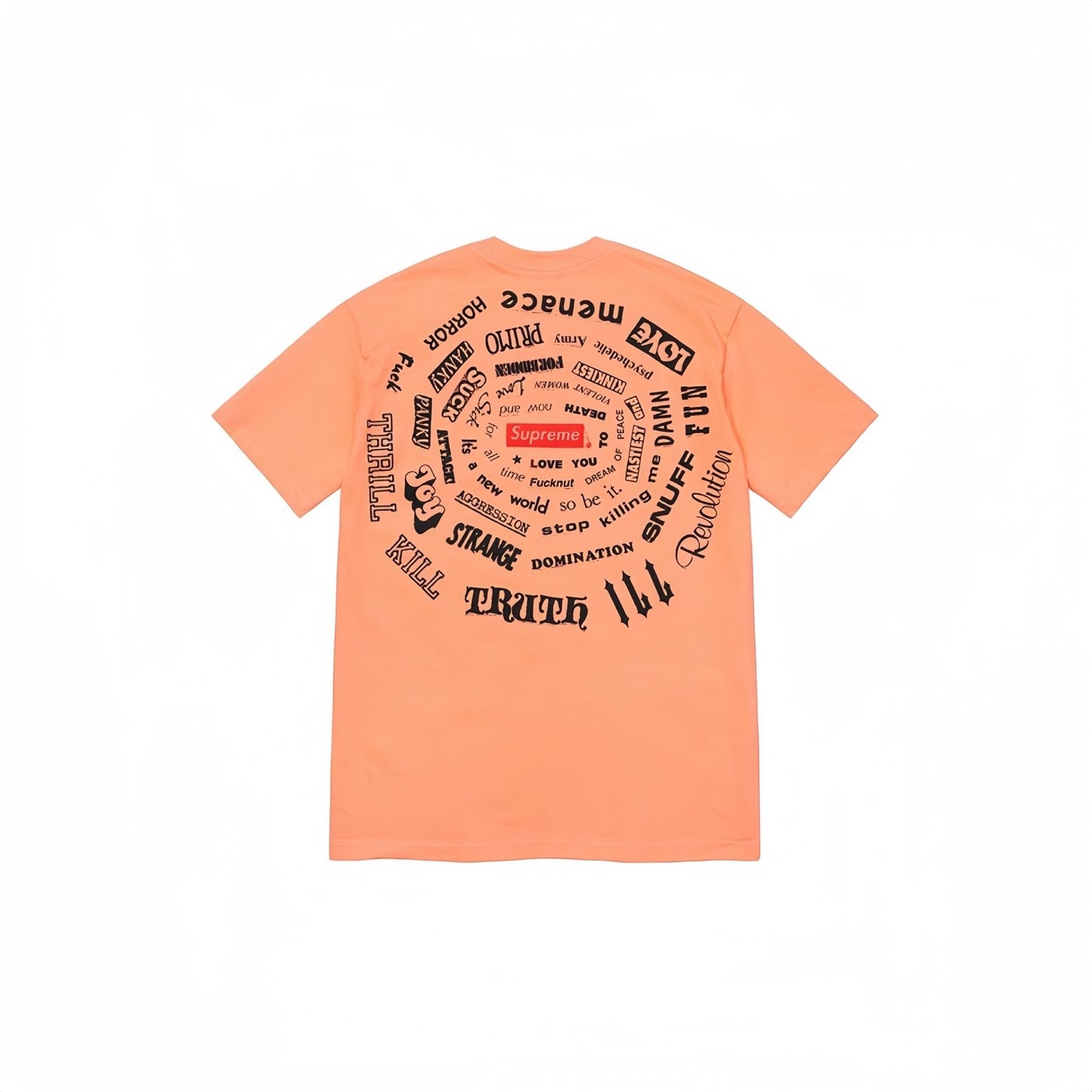 Supreme Spiral Graphic T-Shirt — back