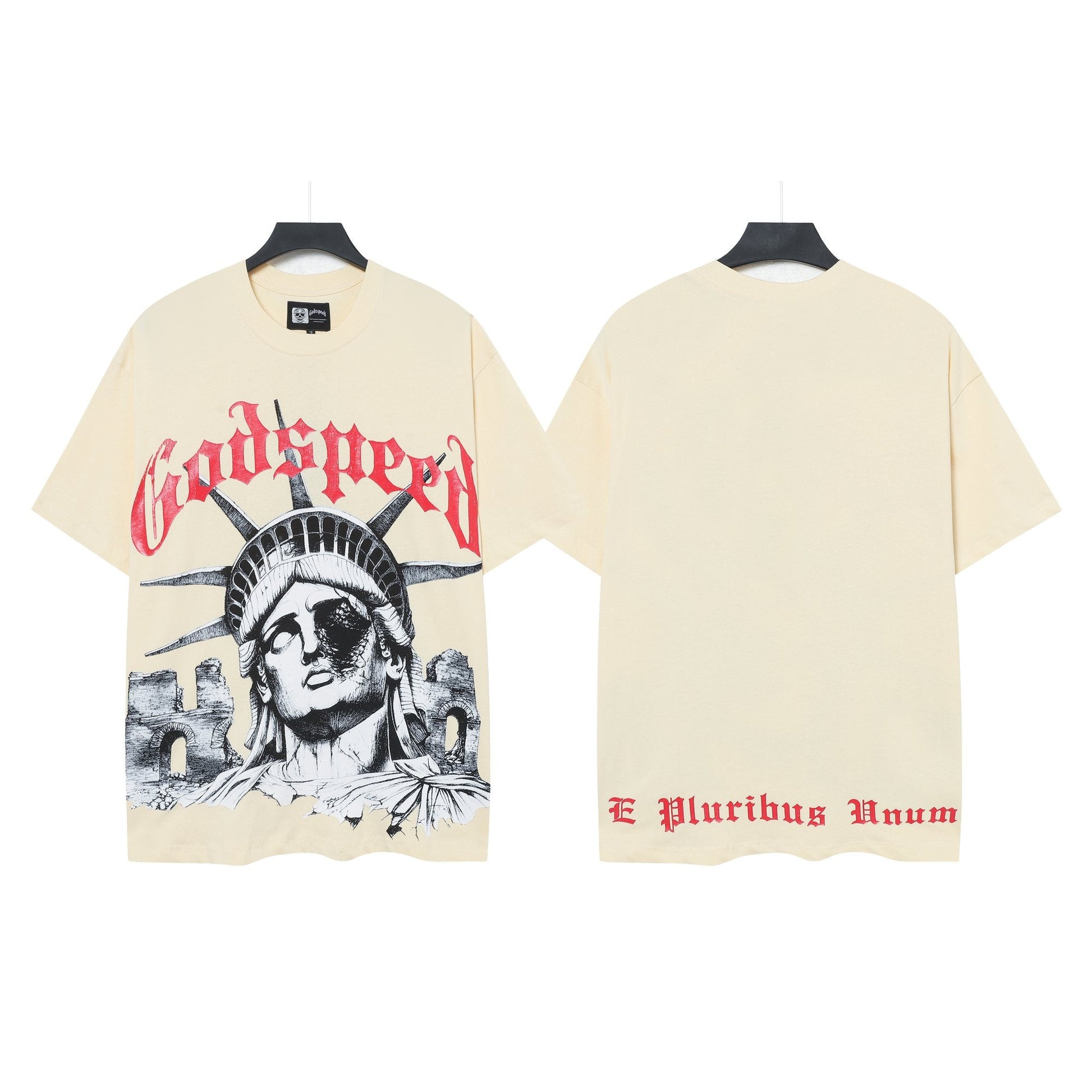 Godspeed Statue of Liberty Graphic T-Shirt — hero