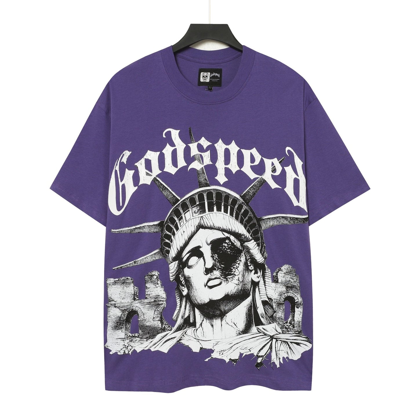 Godspeed Statue of Liberty Graphic T-Shirt — hero