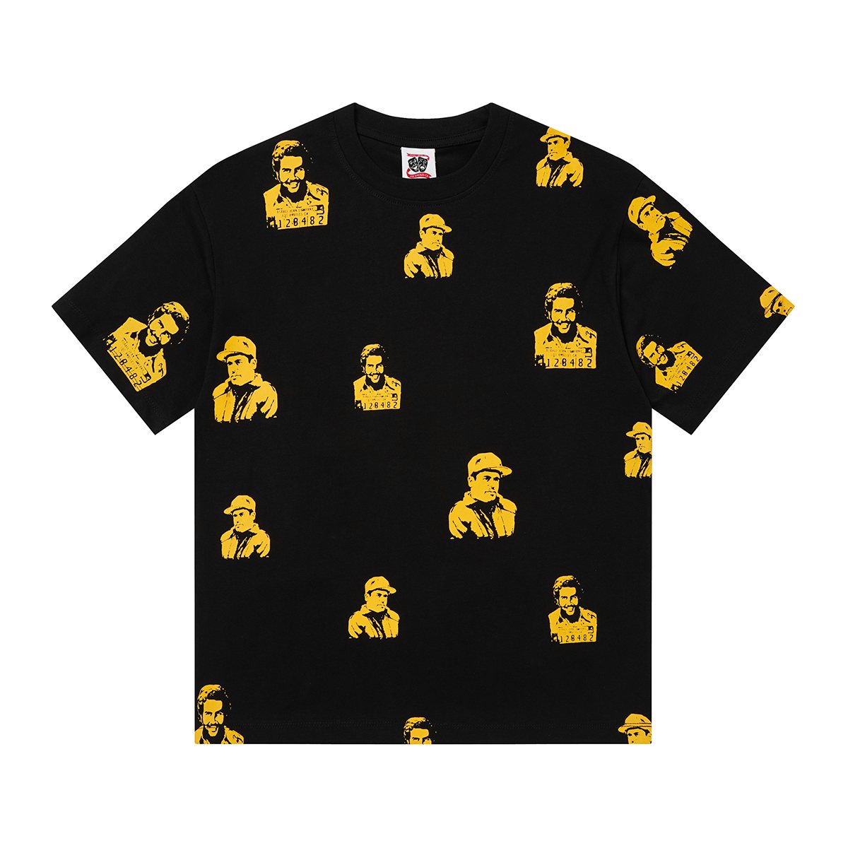 ASAALL All-Over Portrait Graphic Short-Sleeve T-Shirt — front