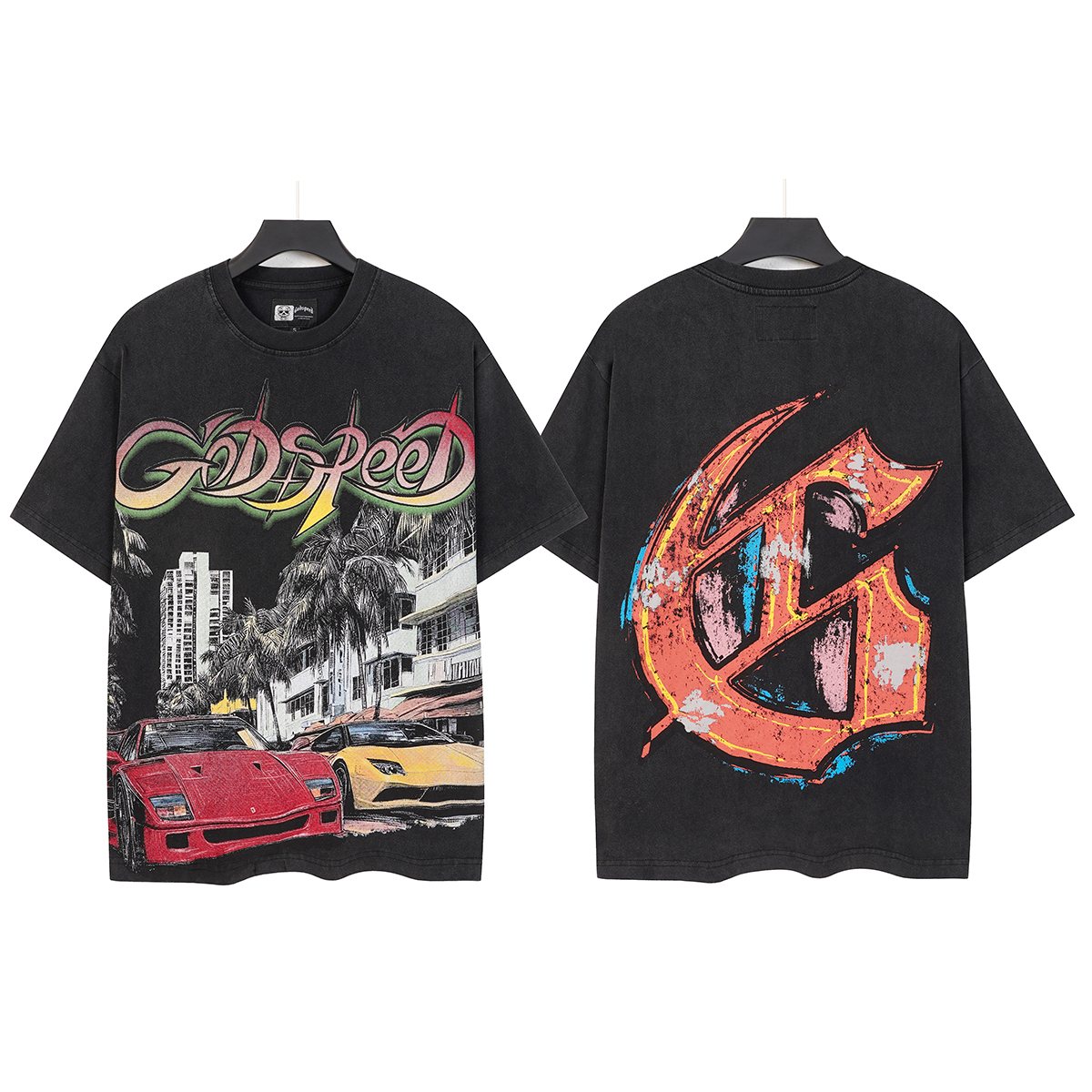 Godspeed Car City G-Back Graphic T-Shirt — hero